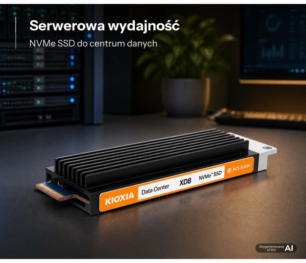 KIOXIA 1,92TB EDSFF E1.S PCIe Gen5 XD8 - 1597305 - zdjęcie 3